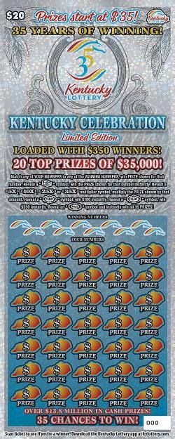 kentucky lottery scratch offs remaining prizes|Kentucky (KY) Lottery .